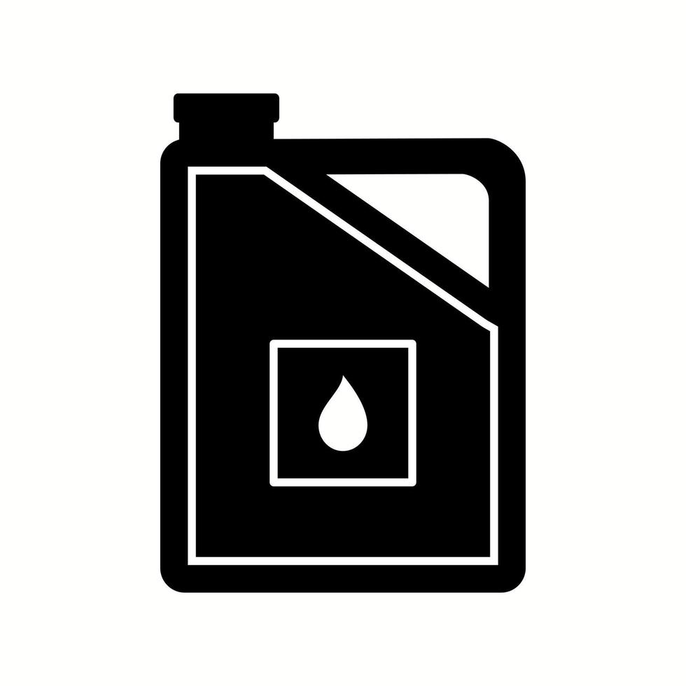 ícone de glifo de vetor de gasolina exclusivo