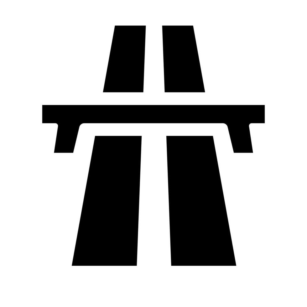 ícone da estrada da estrada vetor sinal da estrada símbolo da estrada para design gráfico, logotipo, site, mídia social, aplicativo móvel, interface do usuário