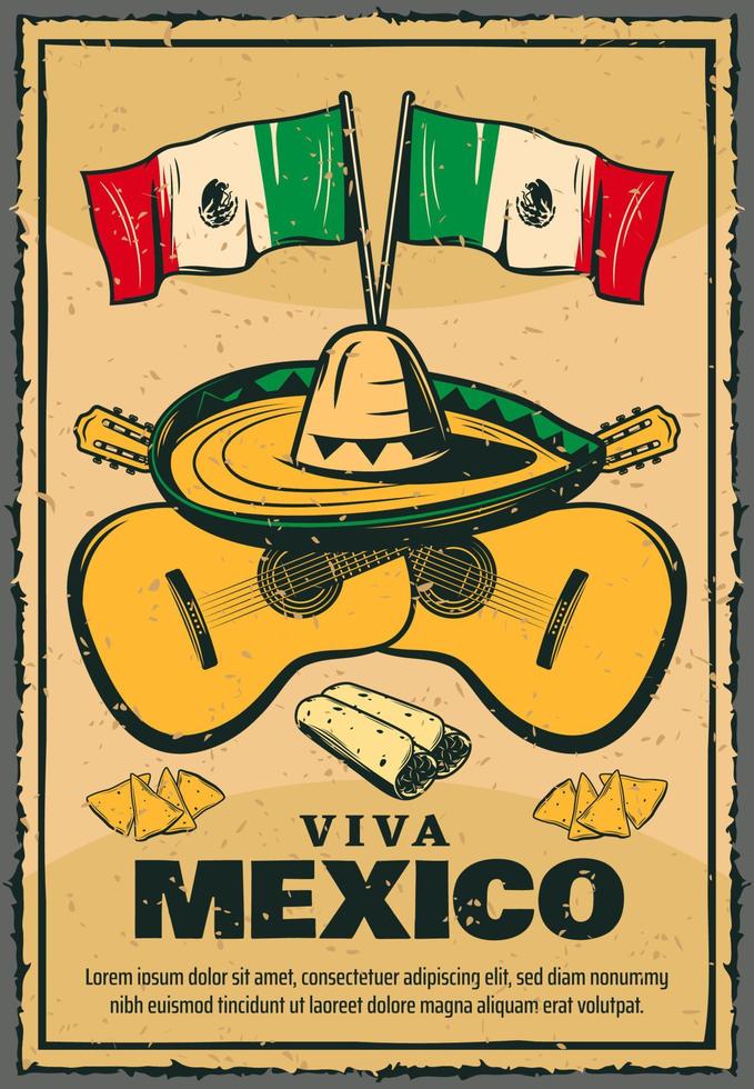 cartaz de desenho vetorial de feriado mexicano de cinco de maio vetor