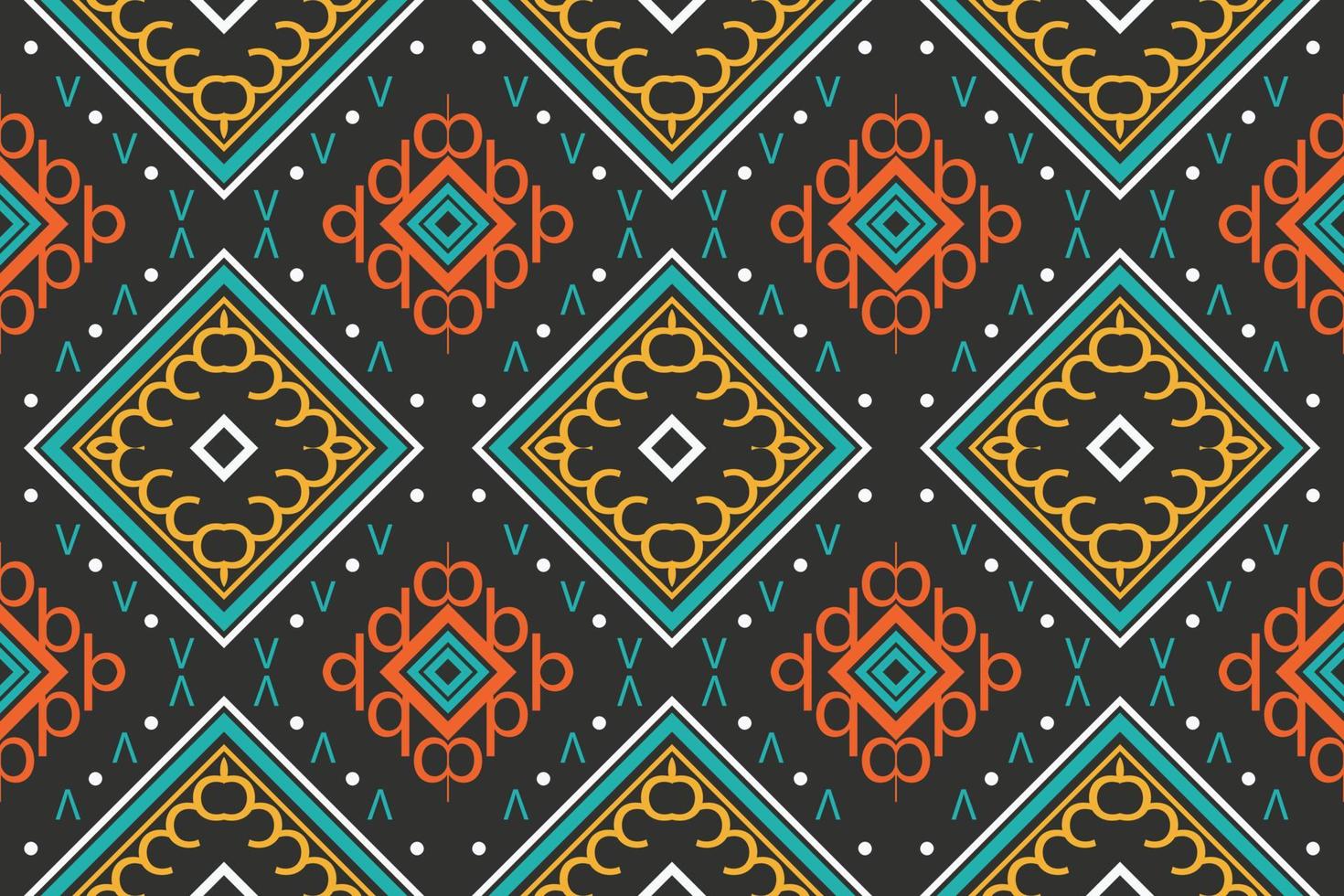 ikat padrão sem costura ikat listras batik padrão têxtil sem costura design de vetor digital para impressão saree kurti borneo tecido borda escova símbolos amostras roupas de festa