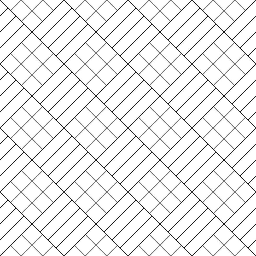 azulejo de padrão geométrico sem costura editável com arte de linha de espinha de peixe vetor