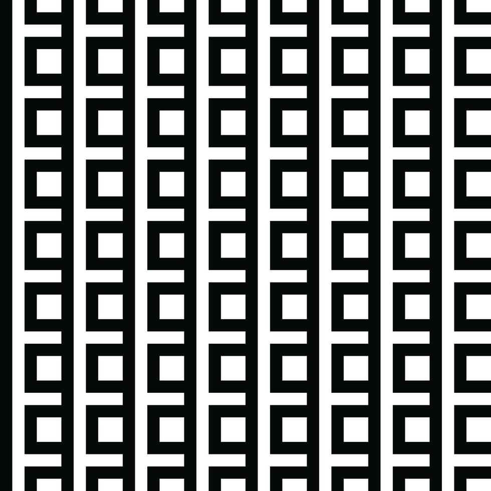 fundo geométrico moderno. projeto abstrato preto e branco do fundo do vetor com textura do mosaico do labirinto. boa capa para livro