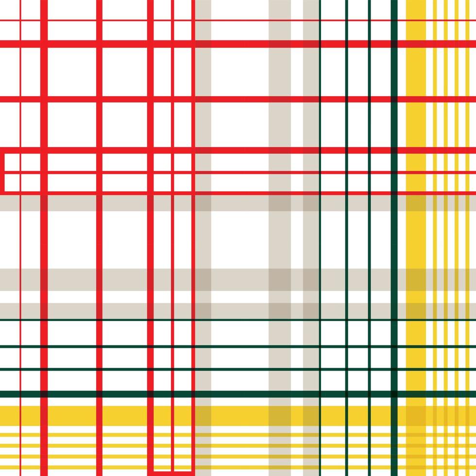 verifique o design do padrão xadrez têxtil os blocos de cor resultantes se repetem vertical e horizontalmente em um padrão distinto de quadrados e linhas conhecido como sett. tartan é freqüentemente chamado de xadrez vetor