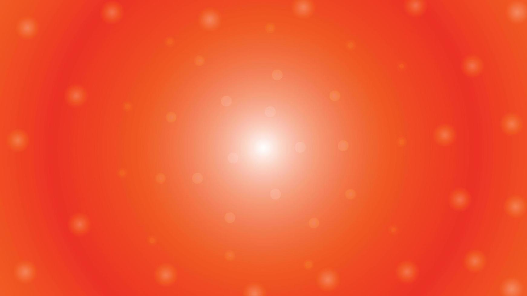 fundo de elemento de círculo brilhante borrão laranja vetor