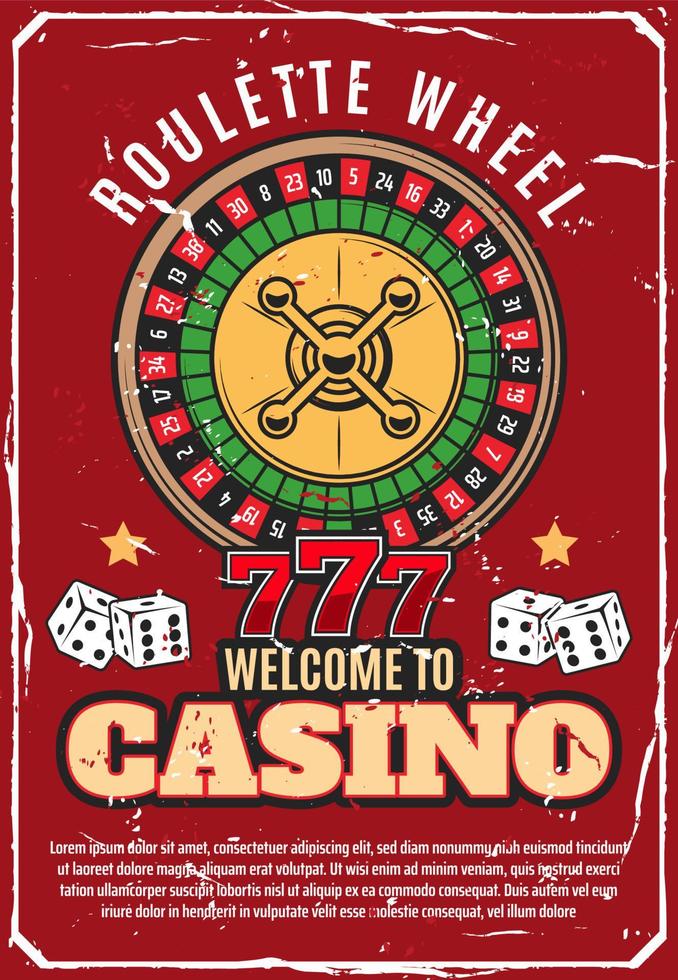 casino roda de pôquer roleta jogos de azar vetor