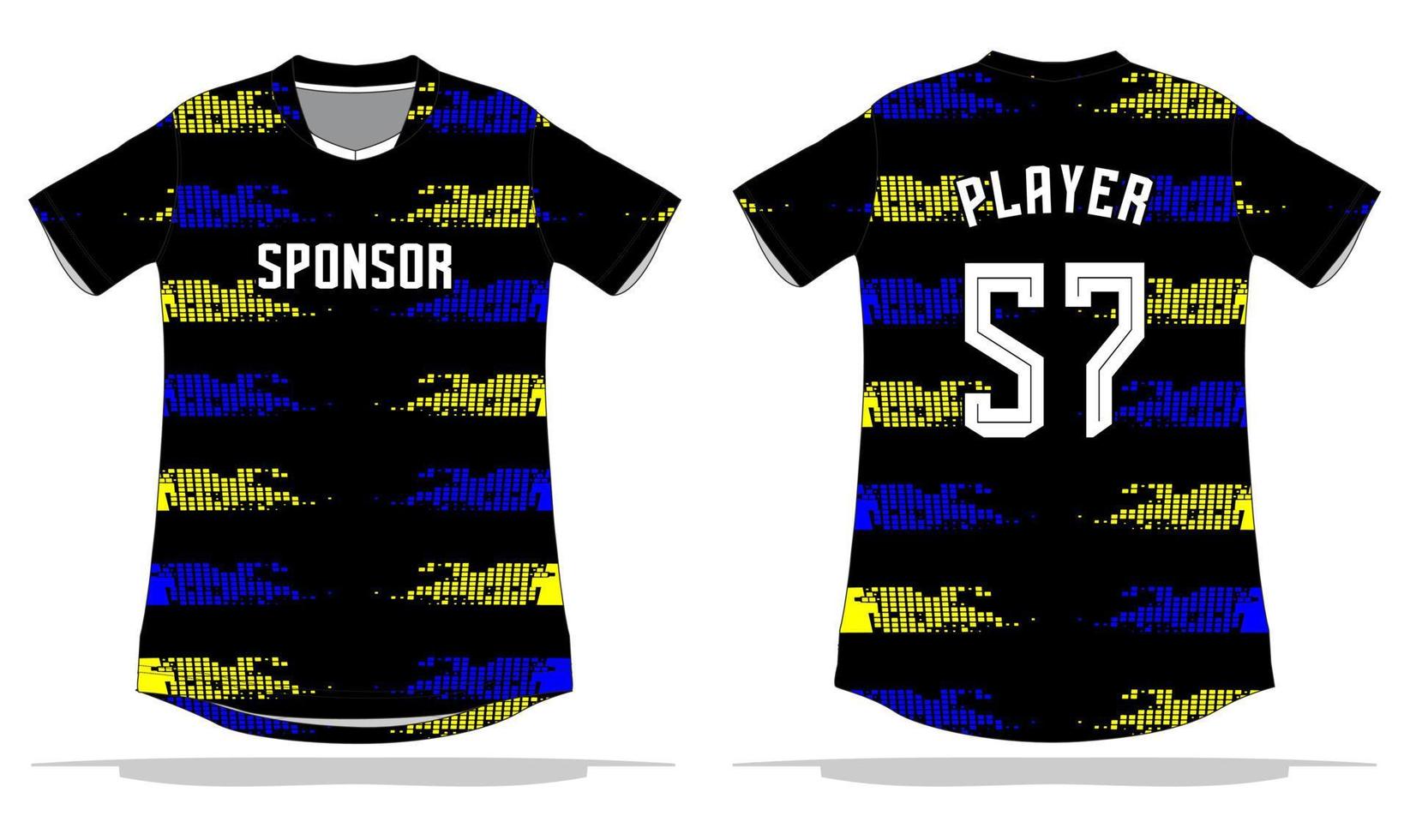 design de plano de fundo padrão uniforme esportivo vetor