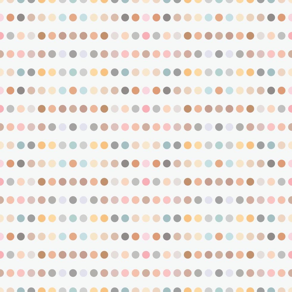 padrão pastel abstrato com pontos coloridos, repetição vetorial perfeita vetor