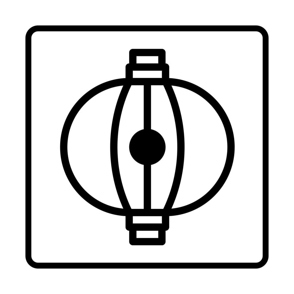 ícone de dois tons de lanterna. ícones de sinal de mídia social. ilustração vetorial isolada para design gráfico e web. vetor