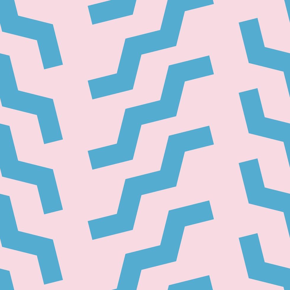 padrão chevron vetorial, fundo abstrato geométrico rosa e azul vetor
