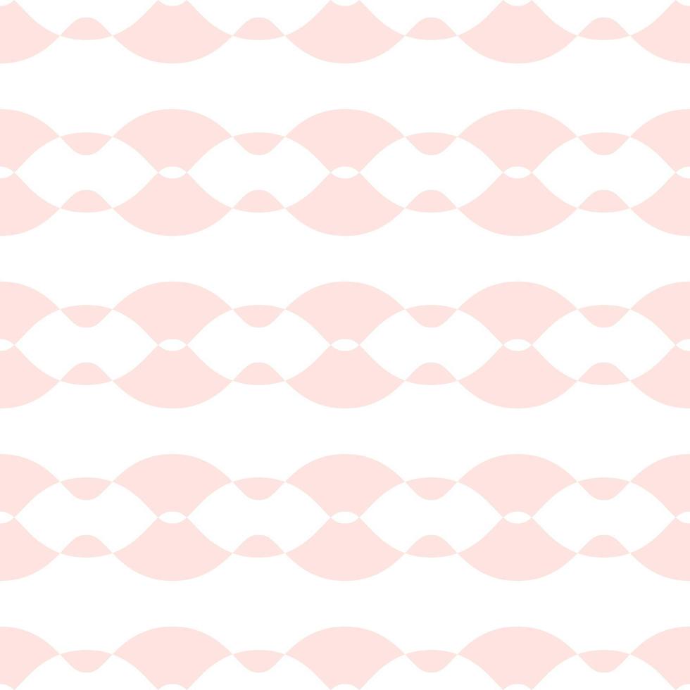 padrão de vetor geométrico rosa pastel e branco, fundo abstrato de repetição