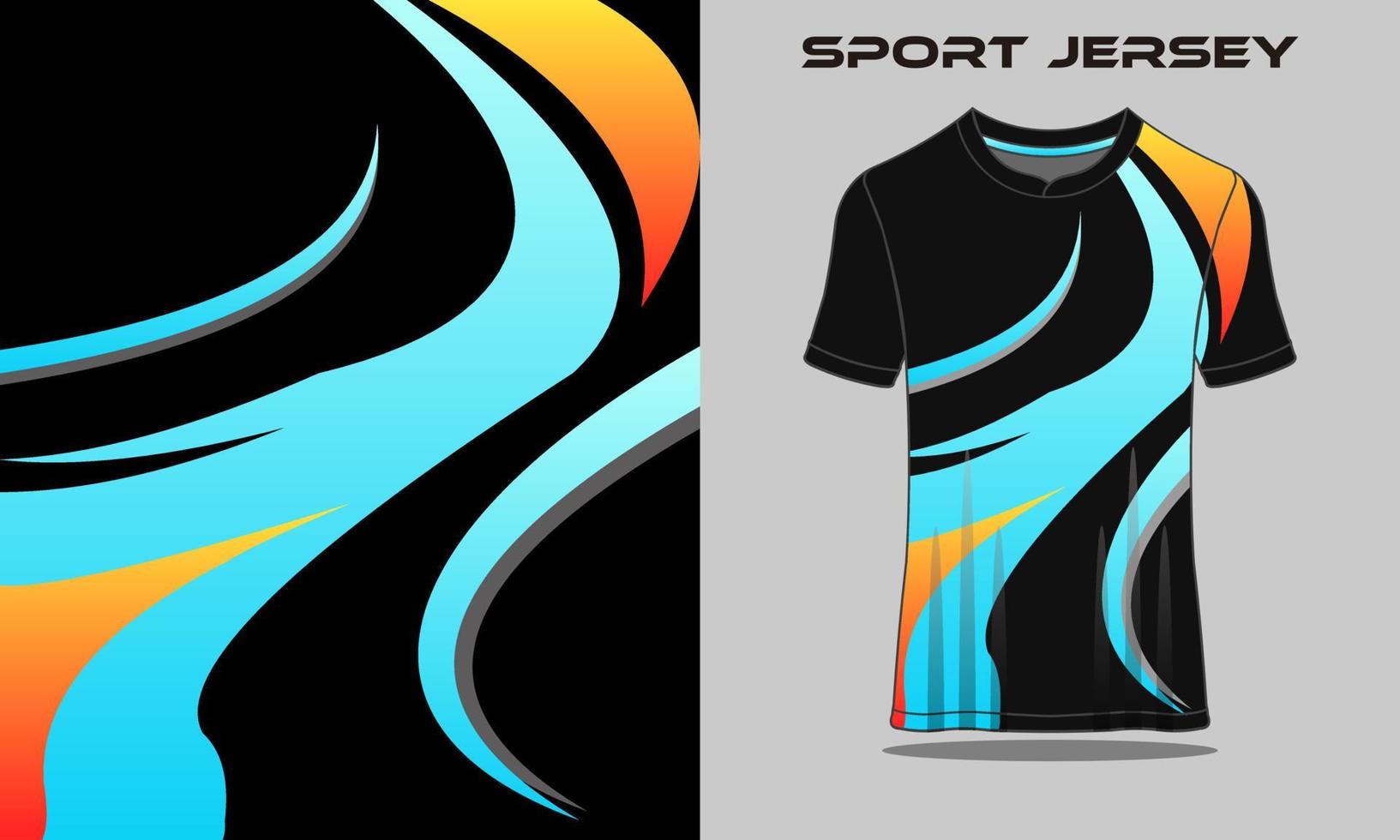 camiseta esportiva textura abstrata design de futebol para corridas de futebol jogos de motocross jogos de ciclismo vetor