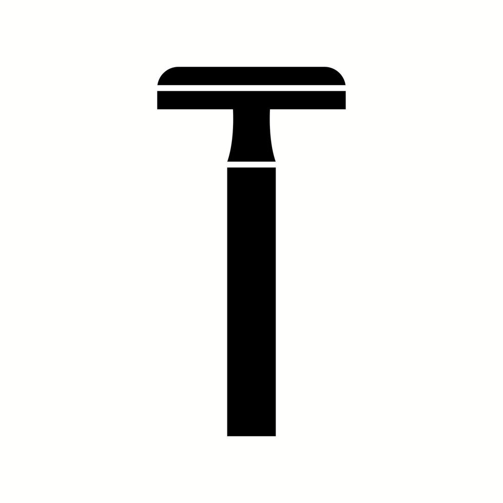 ícone de glifo de vetor de lâmina de barbear exclusivo