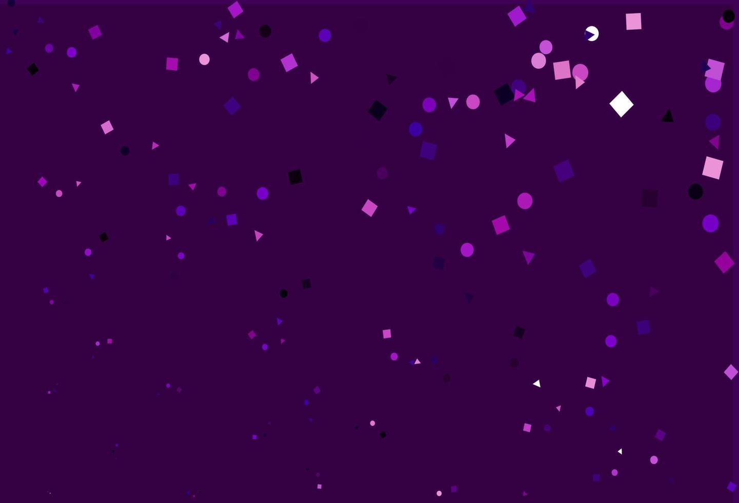 pano de fundo vector roxo claro com linhas, círculos, losango.