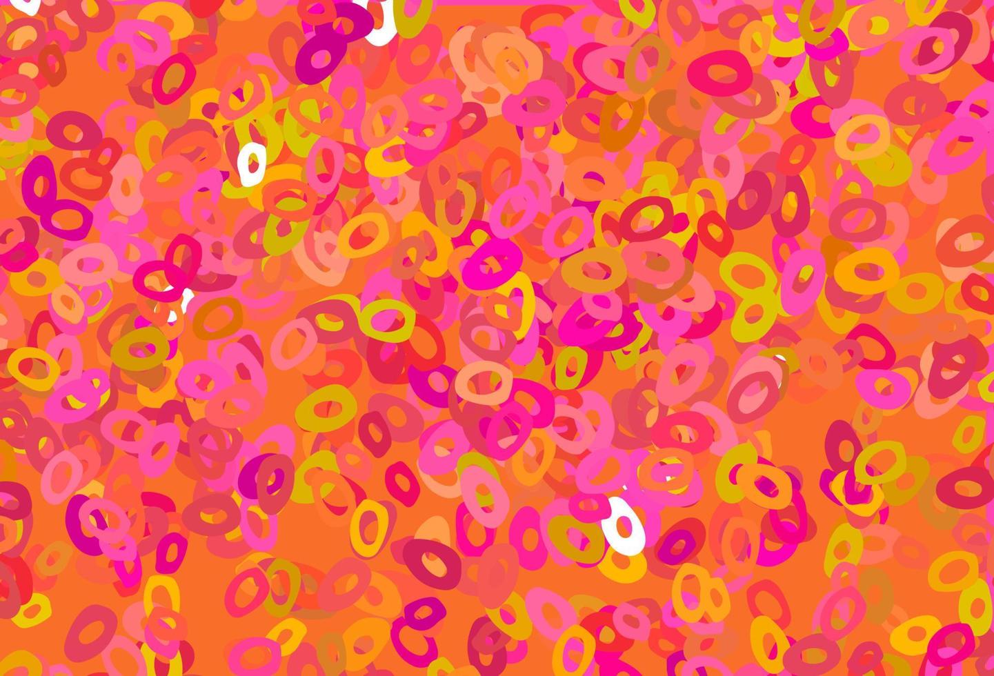 fundo vector rosa claro, amarelo com bolhas.