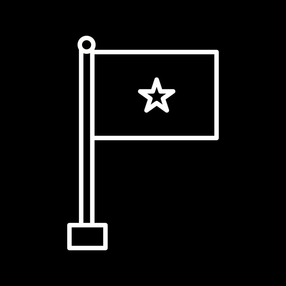 ícone de vetor de bandeira