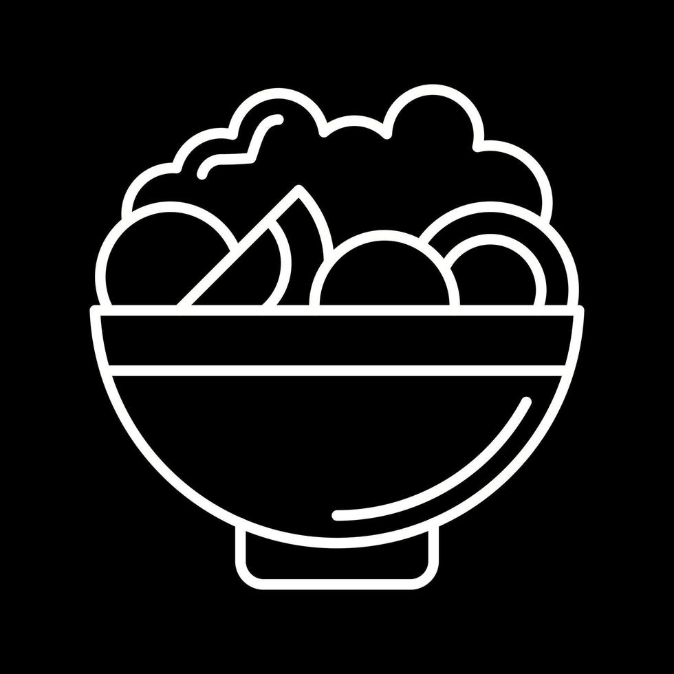 ícone de vetor de salada