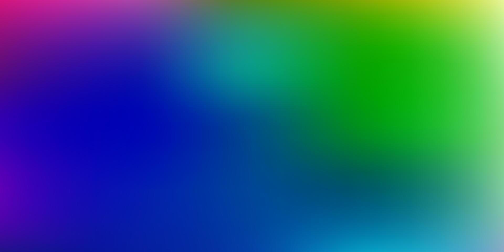 desenho de borrão de gradiente de luz multicolorida vetorial. vetor