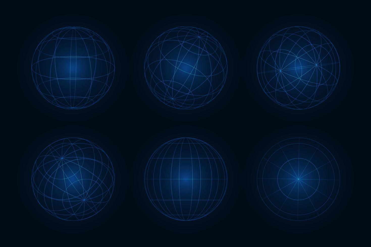 forma geométrica de design de esfera 3d em estilo de tecnologia. ilustração em vetor círculo abstrato.