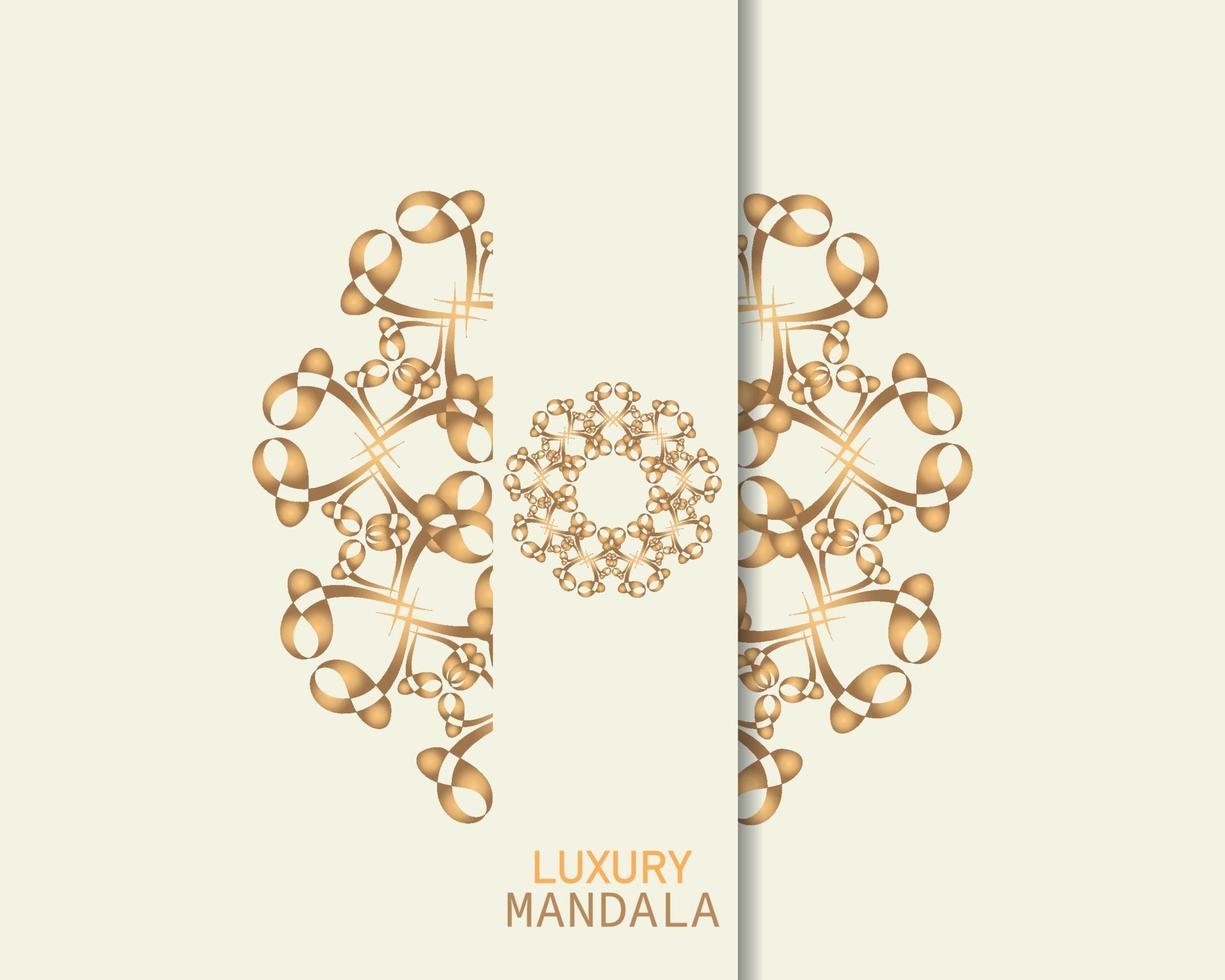 logotipo de luxo em forma de flor para boutique. logotipo de ouro, flor. sinal geométrico simples. ícones, negócios, convites. islâmico, árabe, indiano. retrô. forma criativa. mandala de luxo. vetor