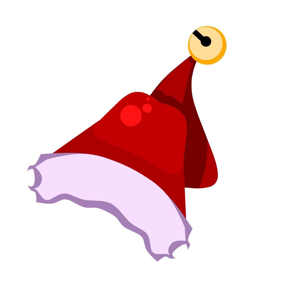 ícone de chapéu de Papai Noel com conceito de elegância, perfeito para seu projeto vetor