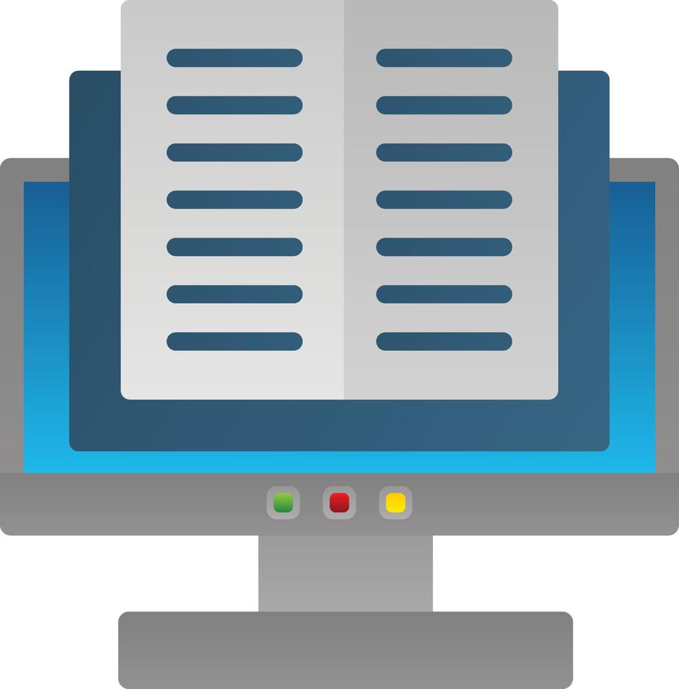 design de ícone de vetor de e-book