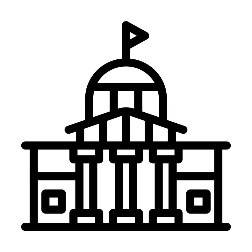 design do ícone do congresso vetor