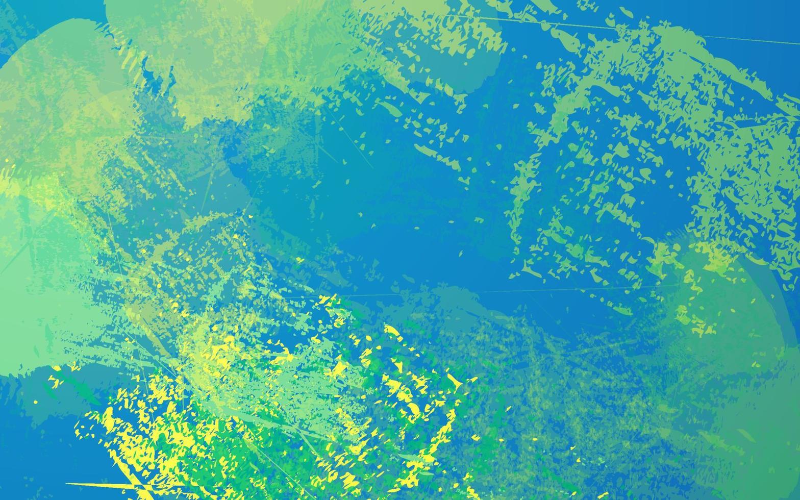 textura abstrata grunge fundo de cor azul e amarelo vetor