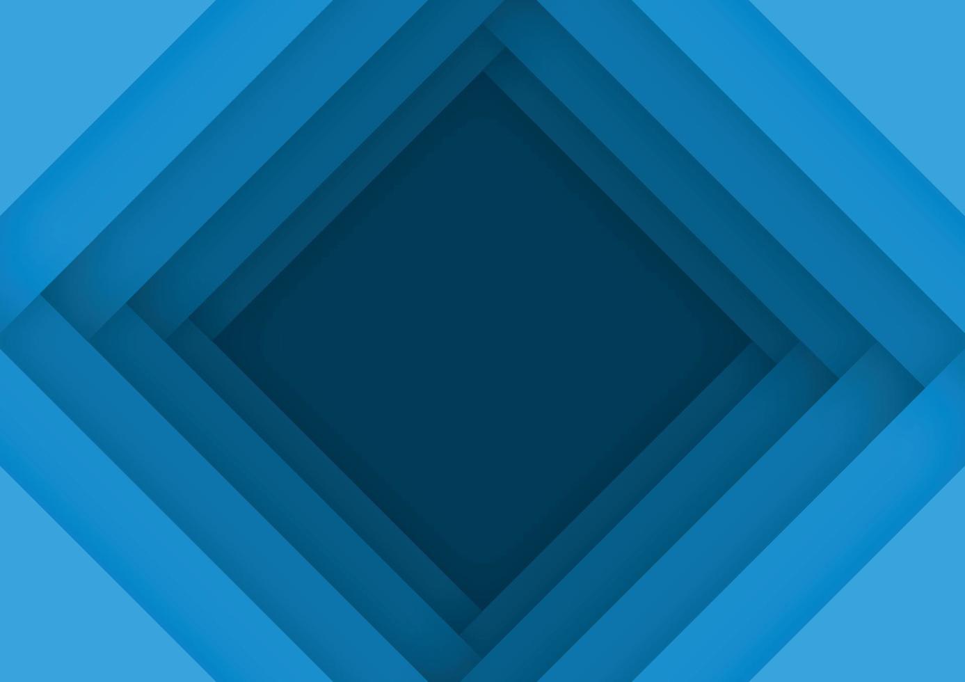 fundo de quadros azuis de perspectiva 3d vetor