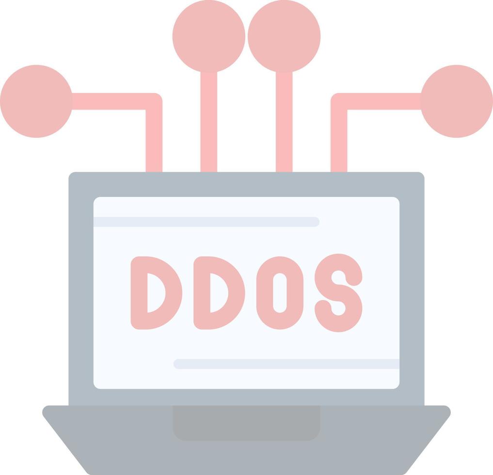 design de ícone de vetor ddos