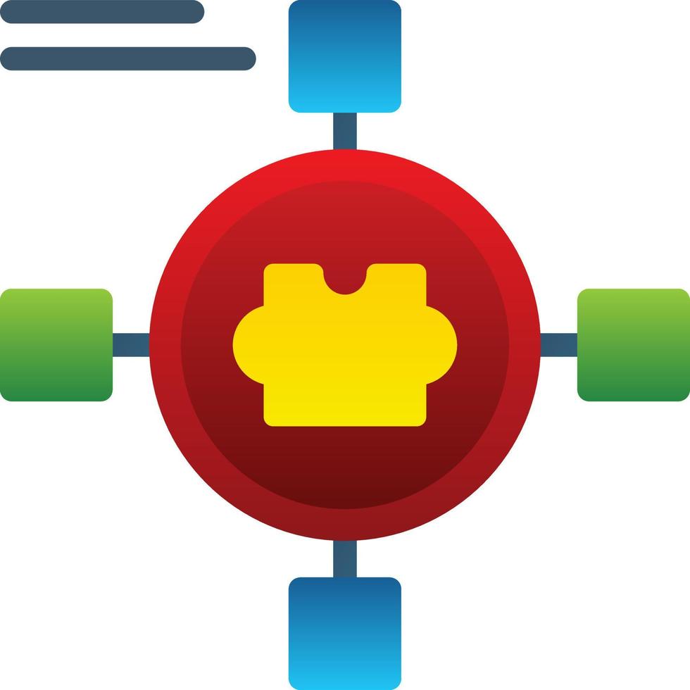 design de ícone de vetor de tática adaptável