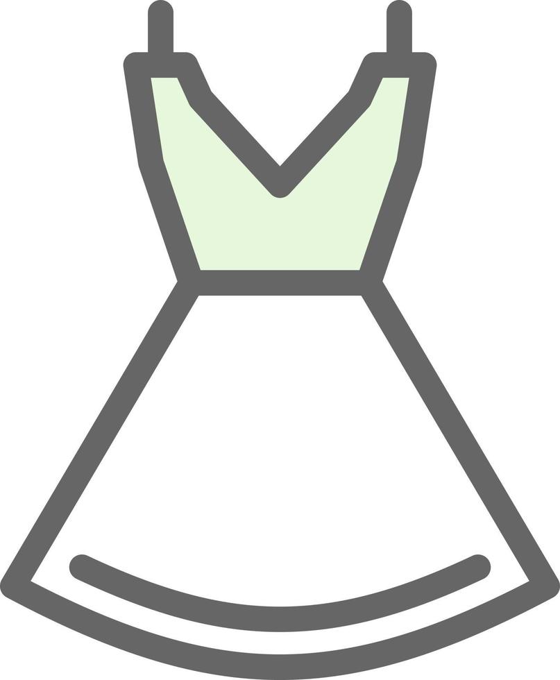 design de ícone de vetor de vestido