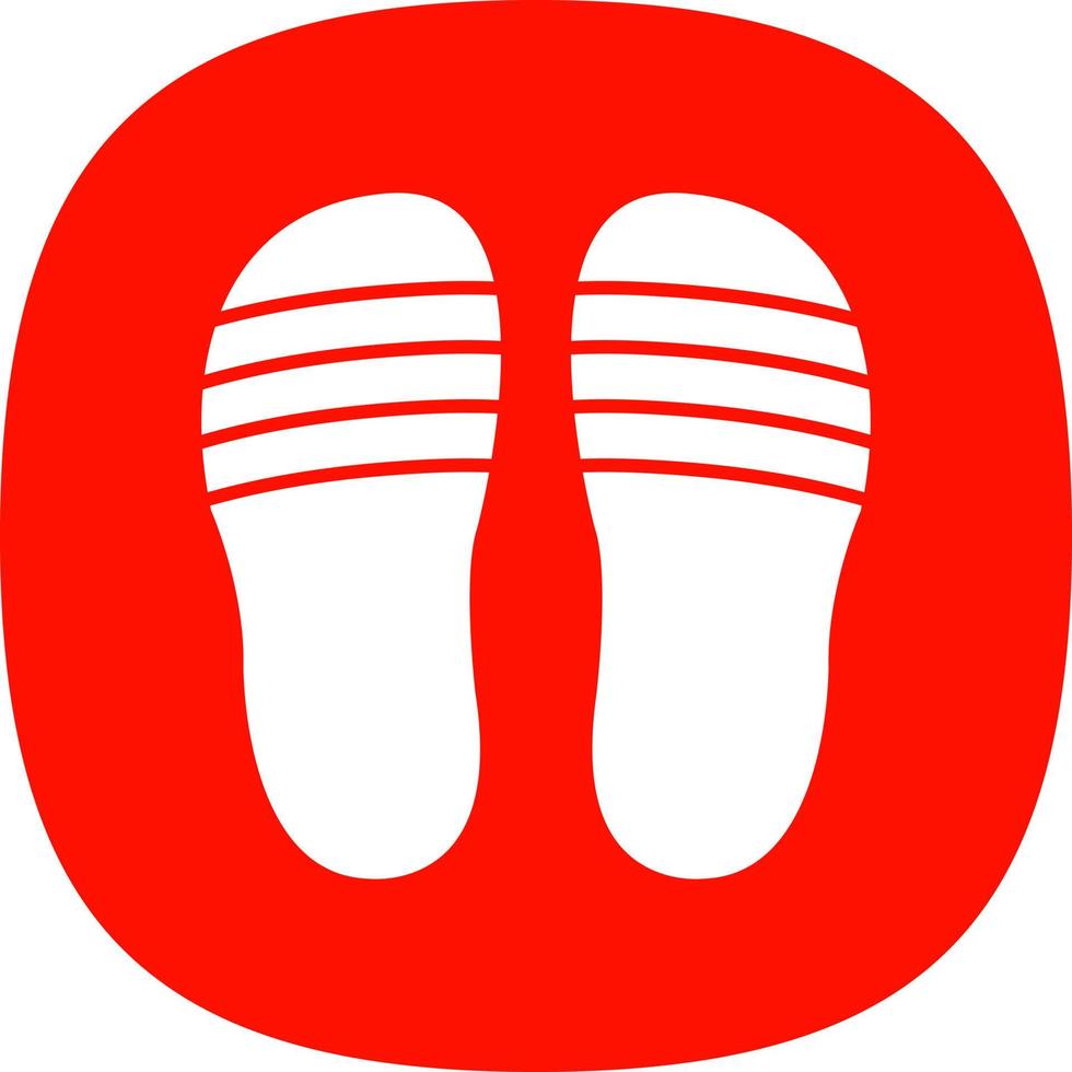 design de ícone de vetor de flip-flop