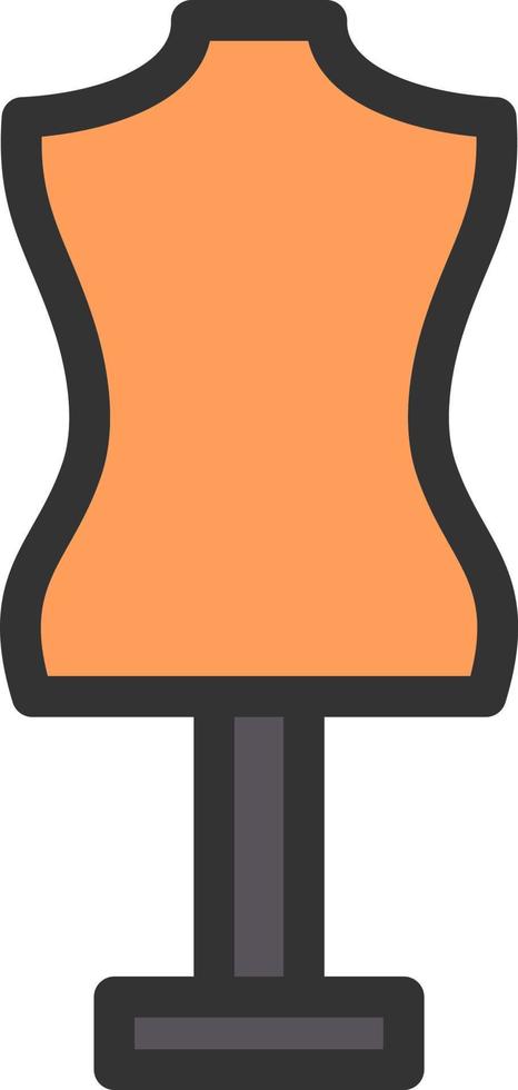 design de ícone de vetor de manequim
