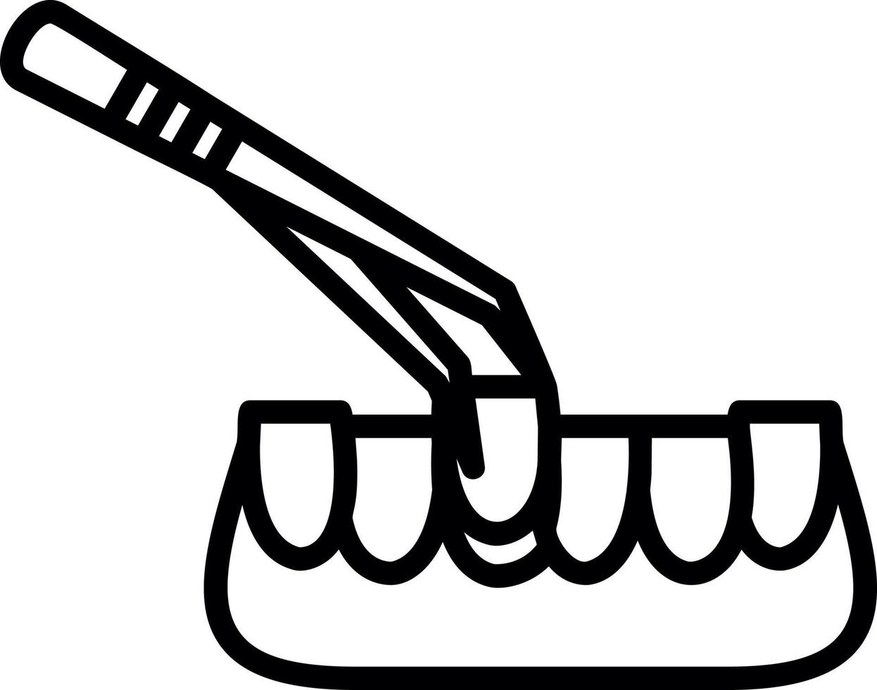 design de ícone de vetor de extração de dente