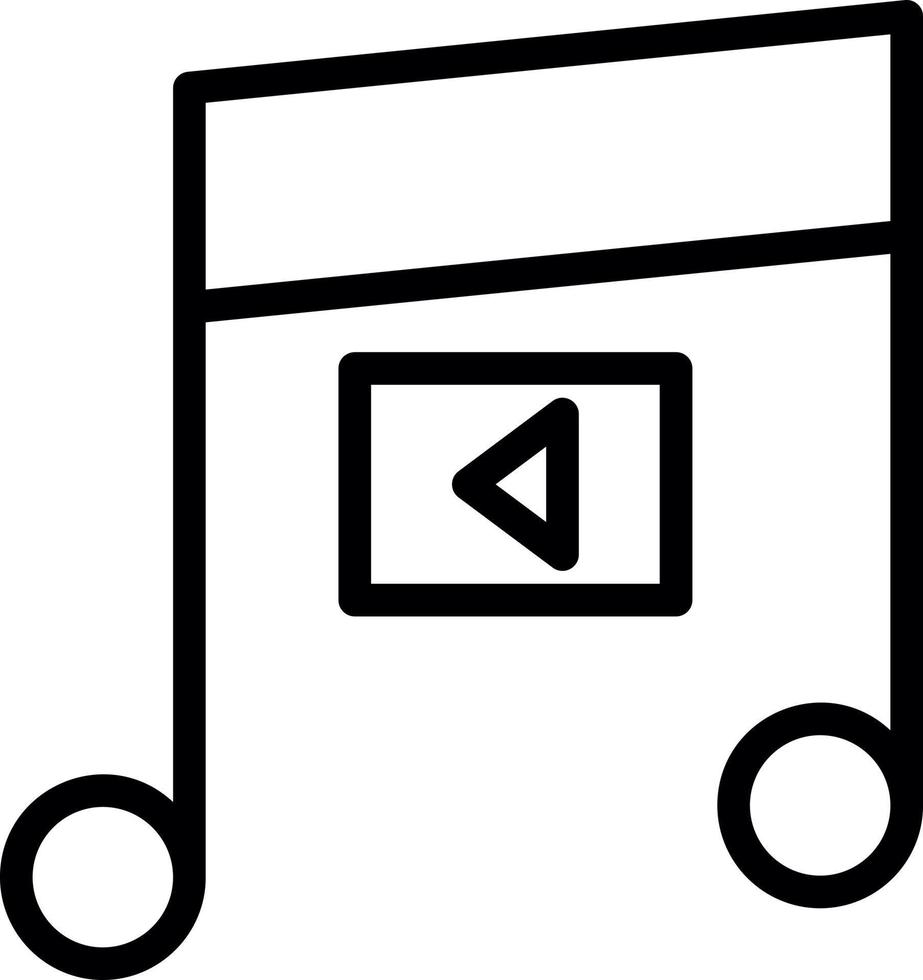 design de ícone de vetor de player de música