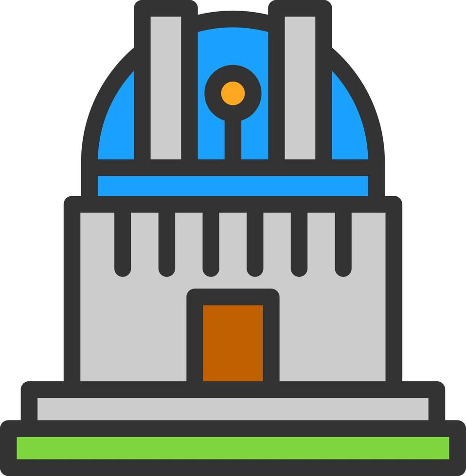 design de ícone de vetor de observatório