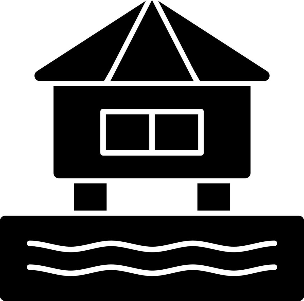 design de ícone de vetor de palafitas