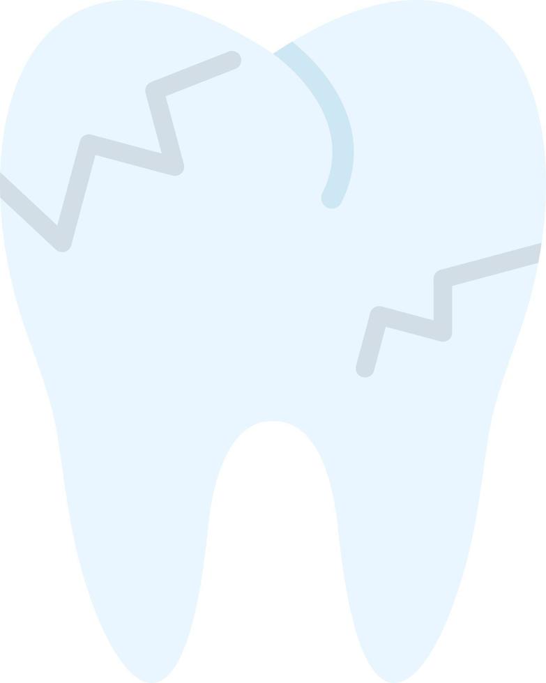 design de ícone de vetor de dentes cariados