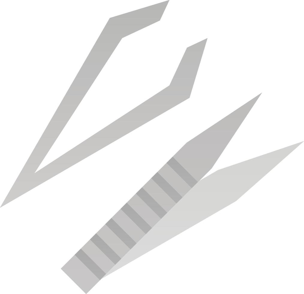 design de ícone de vetor de fórceps