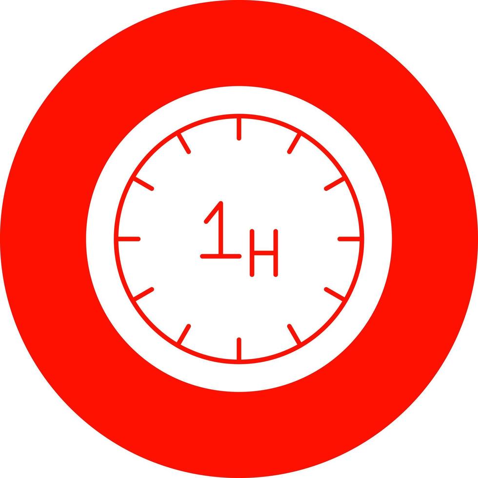 design de ícone de vetor de hora