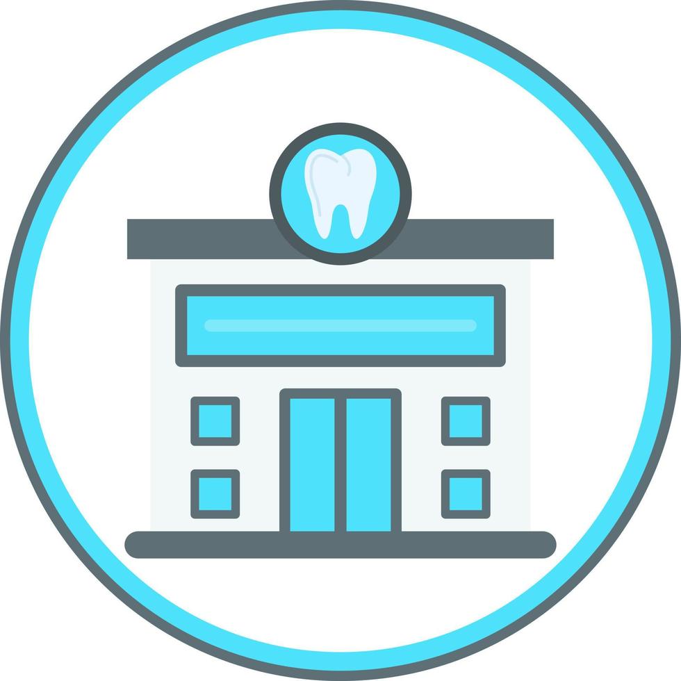 design de ícone de vetor de clínica odontológica