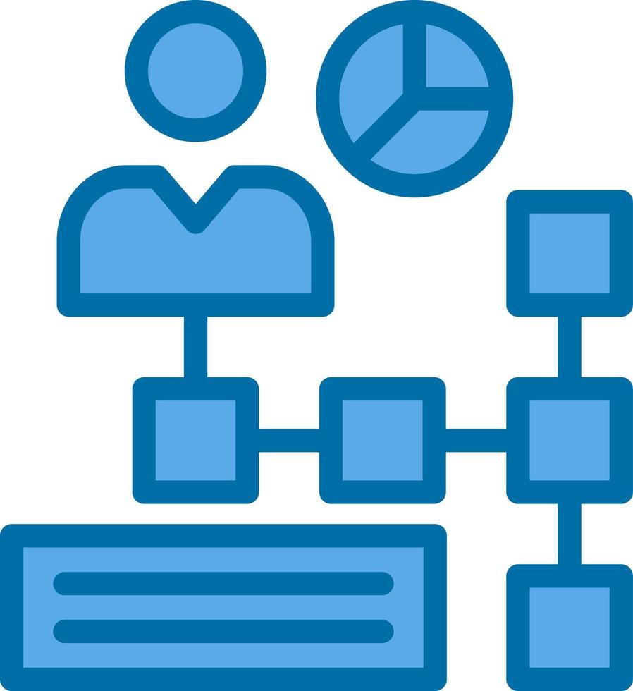 design de ícone de vetor de gráfico de organização