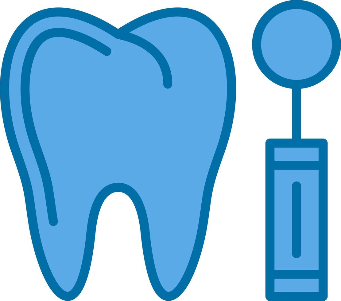 design de ícone de vetor de espelho de dentista