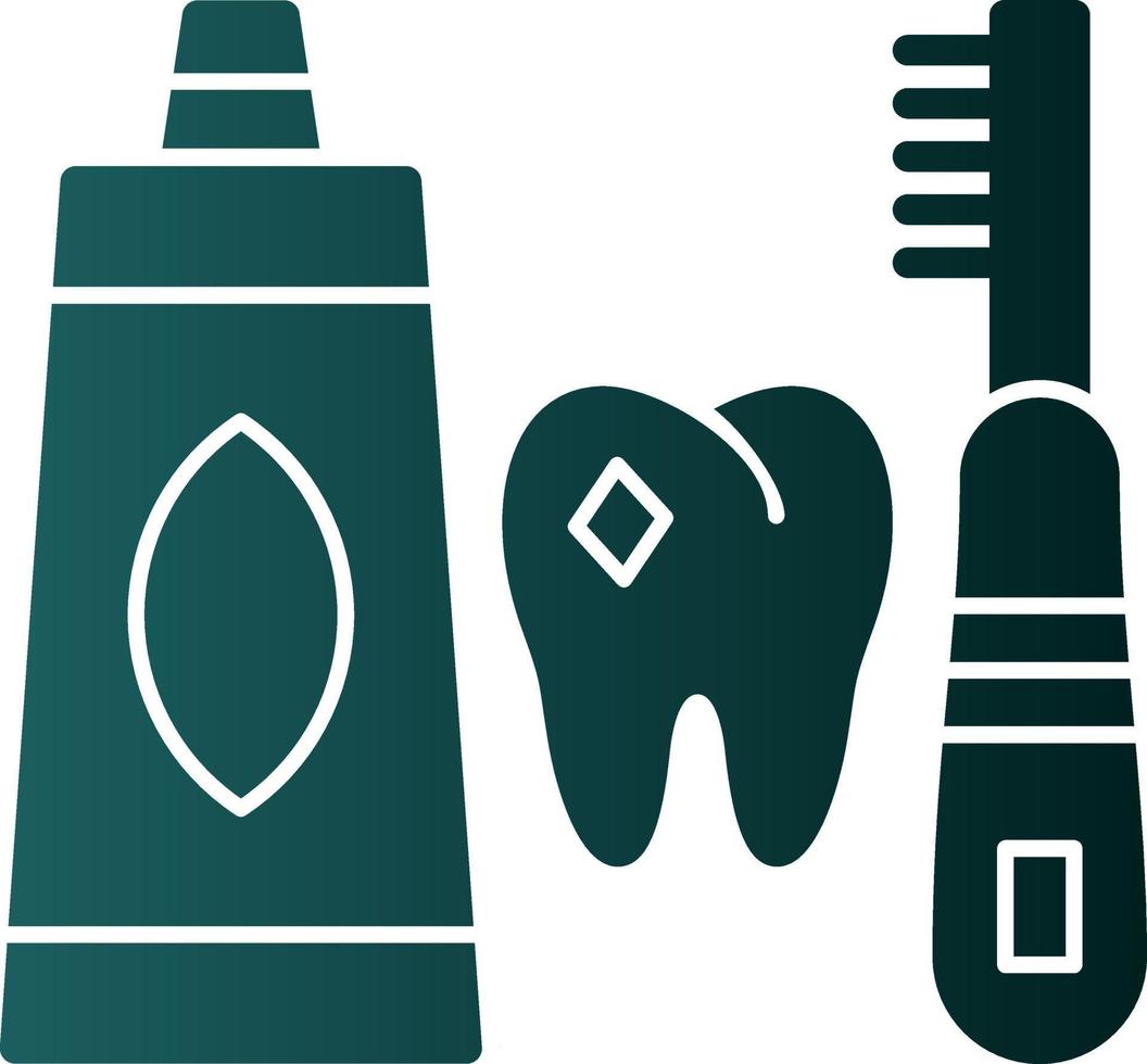 design de ícone de vetor de higiene dental