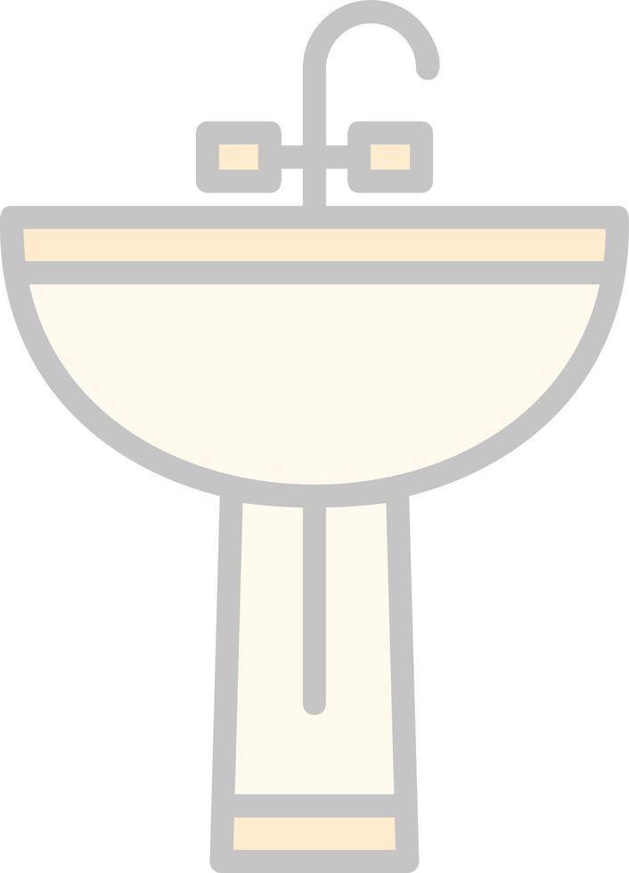 design de ícone de vetor de pia