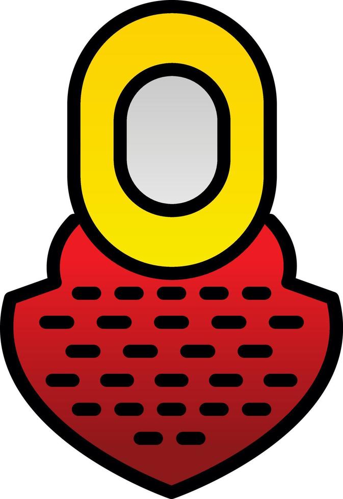 design de ícone de vetor de cota de malha