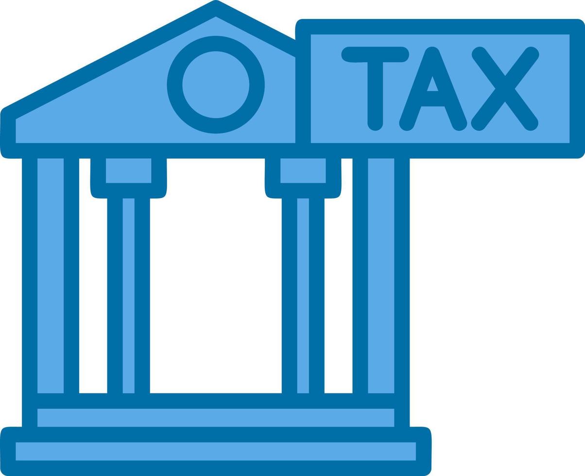 design de ícone de vetor de escritório de impostos