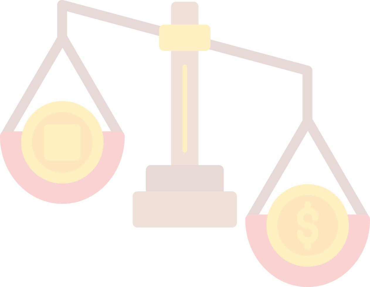 design de ícone de vetor de escala de dinheiro