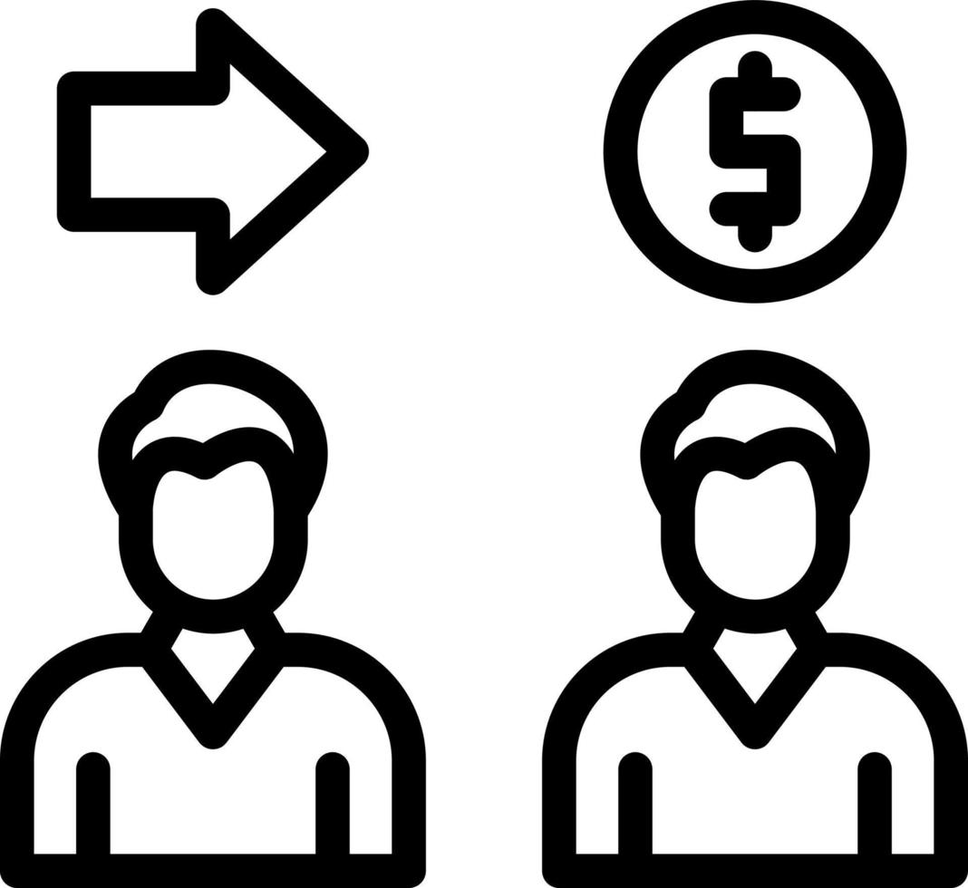 design de ícone de vetor de dinheiro de empréstimo