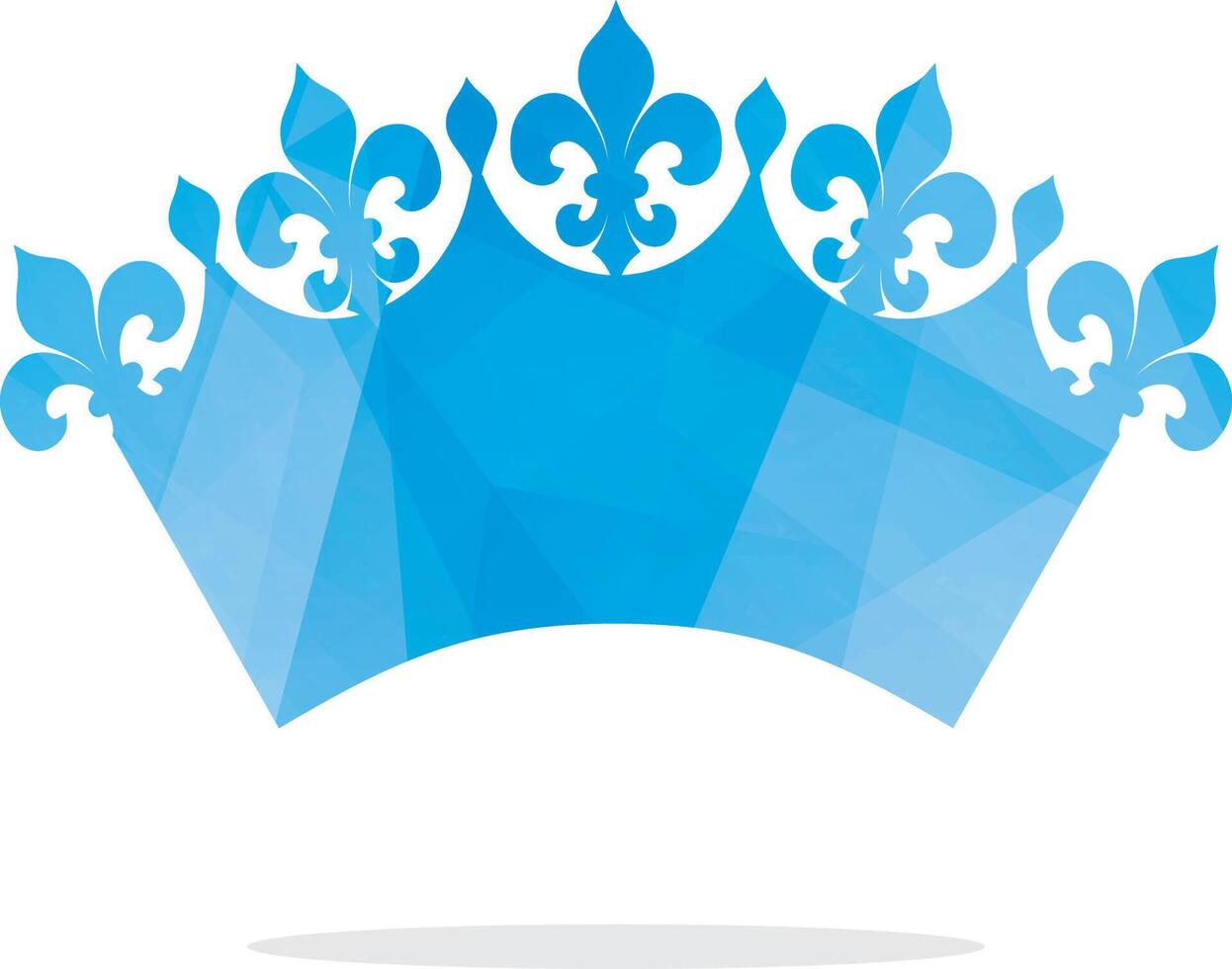 ilustração colorida do projeto do logotipo da coroa. ícone de vetor coroa rei abstrato.